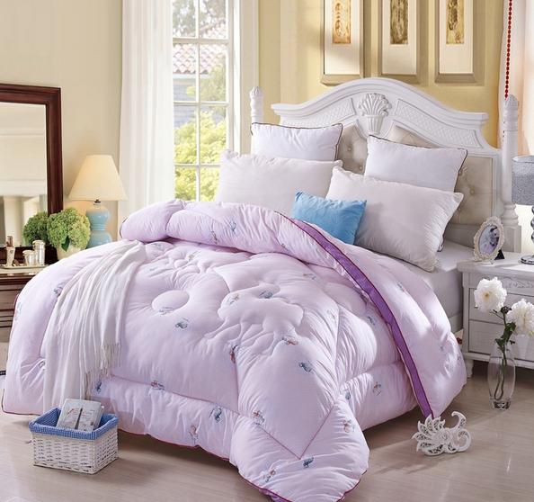 JNQ15BD092 Quilted Cubic Winter comforter bedspread bed cover with micro-fibre downfull padding