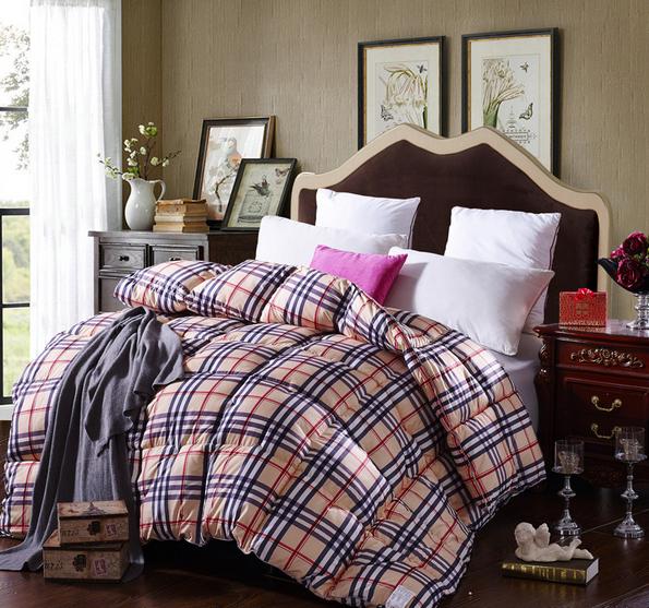 JNQ15BD091 Quilted Winter comforter bedspread bed cover with microfibre downfull filling padding