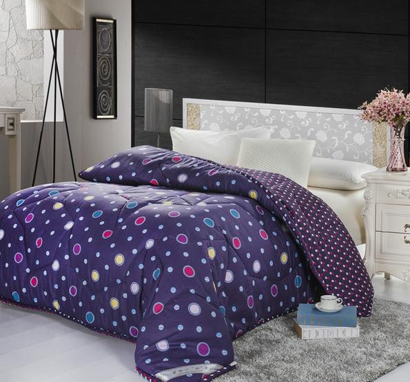 JNQ15BD083 Comforter with filled padding Cotton shell bedspread Quilted bed cover