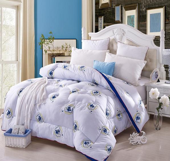 JNQ15BD093 Quilted Cubic Winter comforter bedspread bed cover with micro-fibre downfull padding