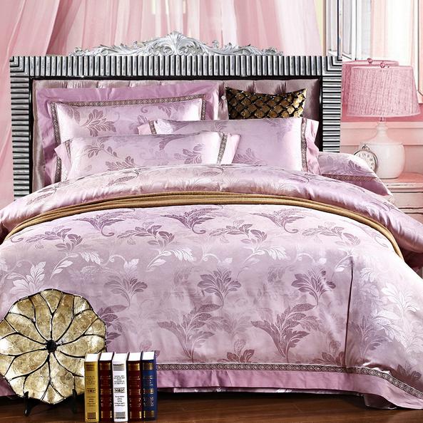 JNQ15BD112 Jacquard Duvet Cover Set bedspread bed valance bed skirt sheet set